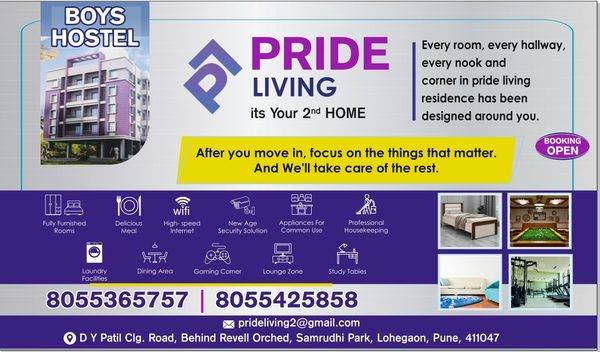 Pride Living Raigad House | Boys PG